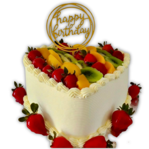 Pastel Tres Leches Corazón de Frutas